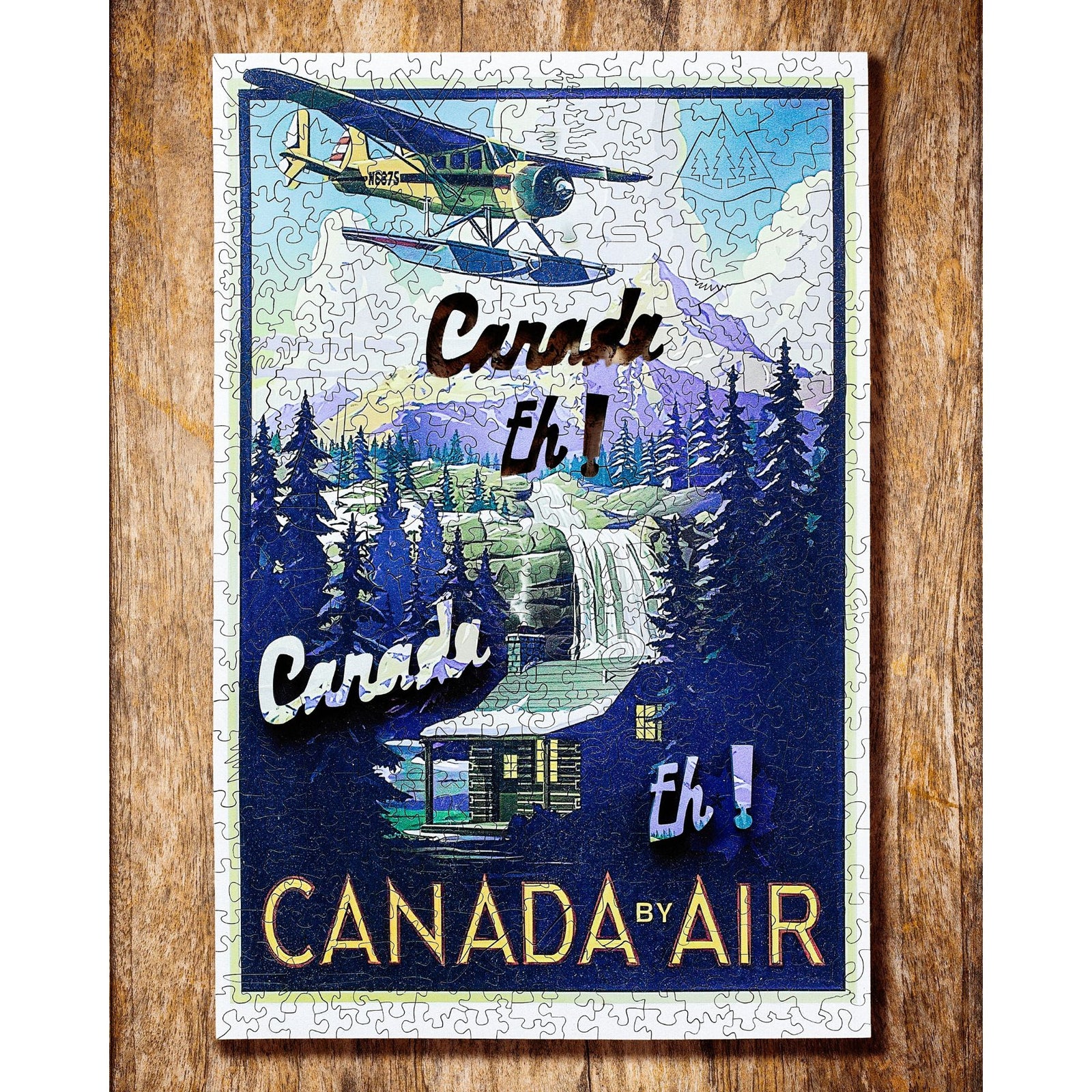 Casse-tête Le Canada par avion